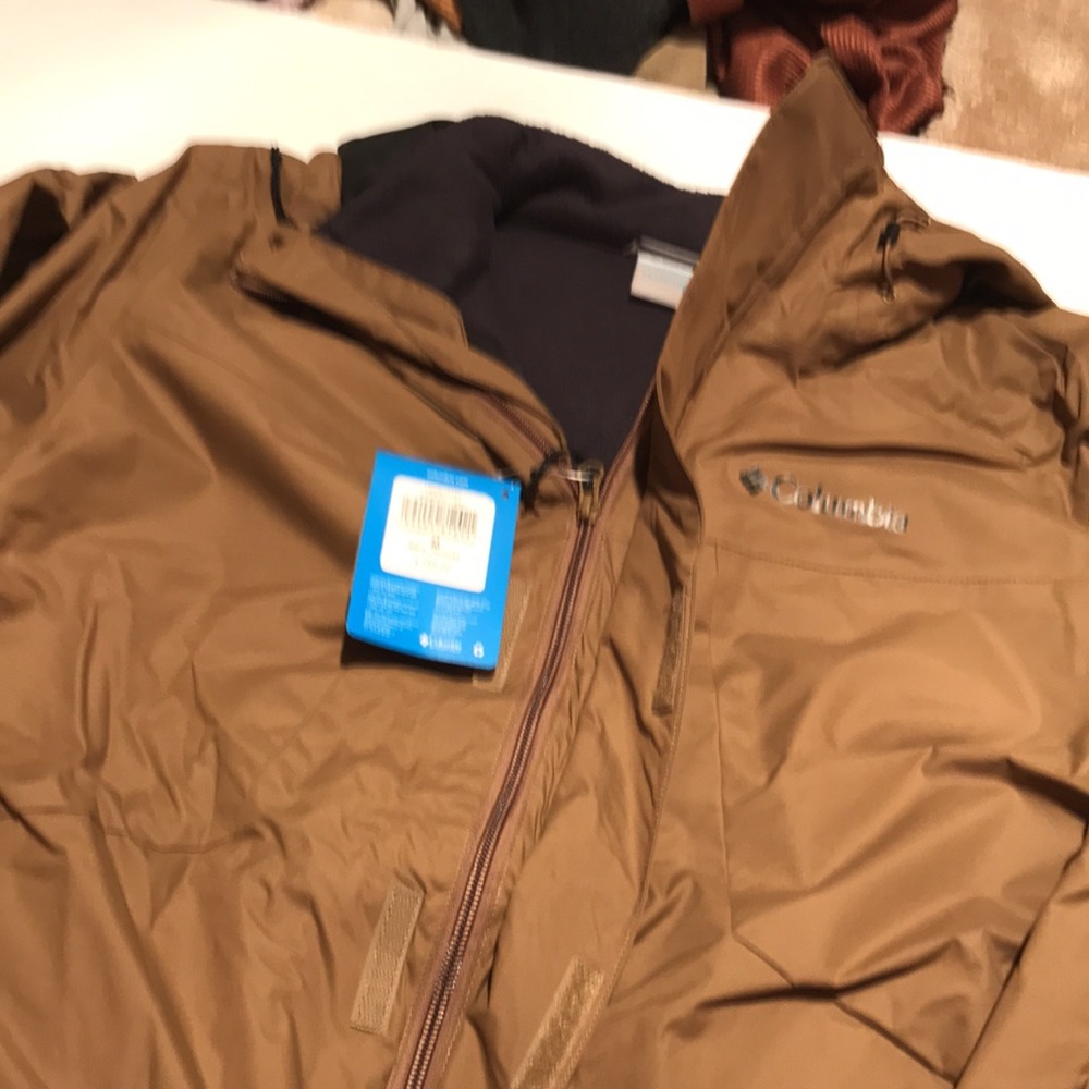 NWT COLUMBIA TUNNEL FALLS Interchange jacket men’s M layers coat - Picture 5 of 13